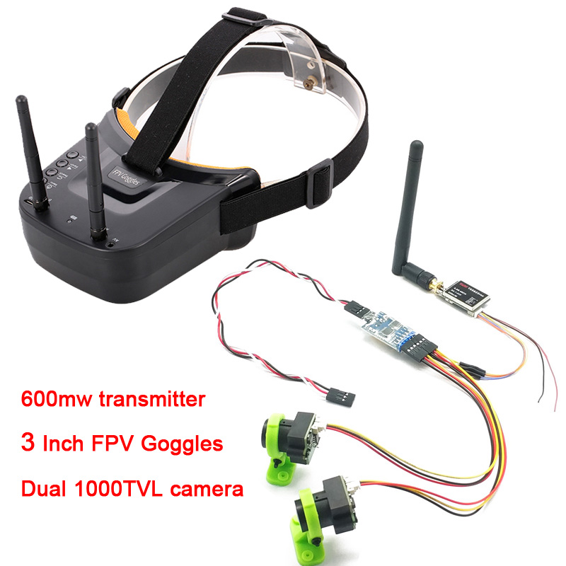 Brushless Motor Thrust Test Stand - 3-канальная двойная видеокамера CMOS 1000TVL fpv